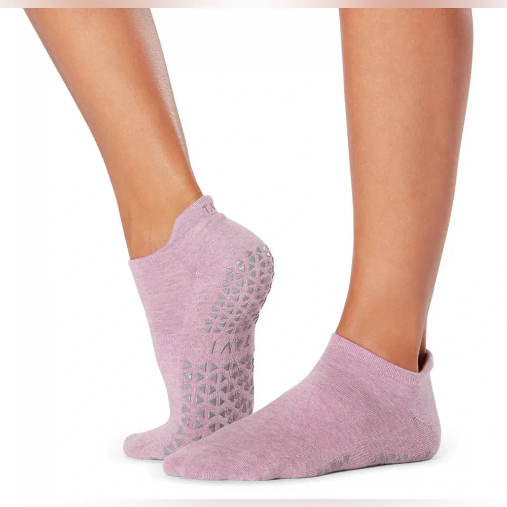 2 PAIRS  Tavi Noir Savvy‎ Grip Socks -Dawn - SMALL (6-8) NWT